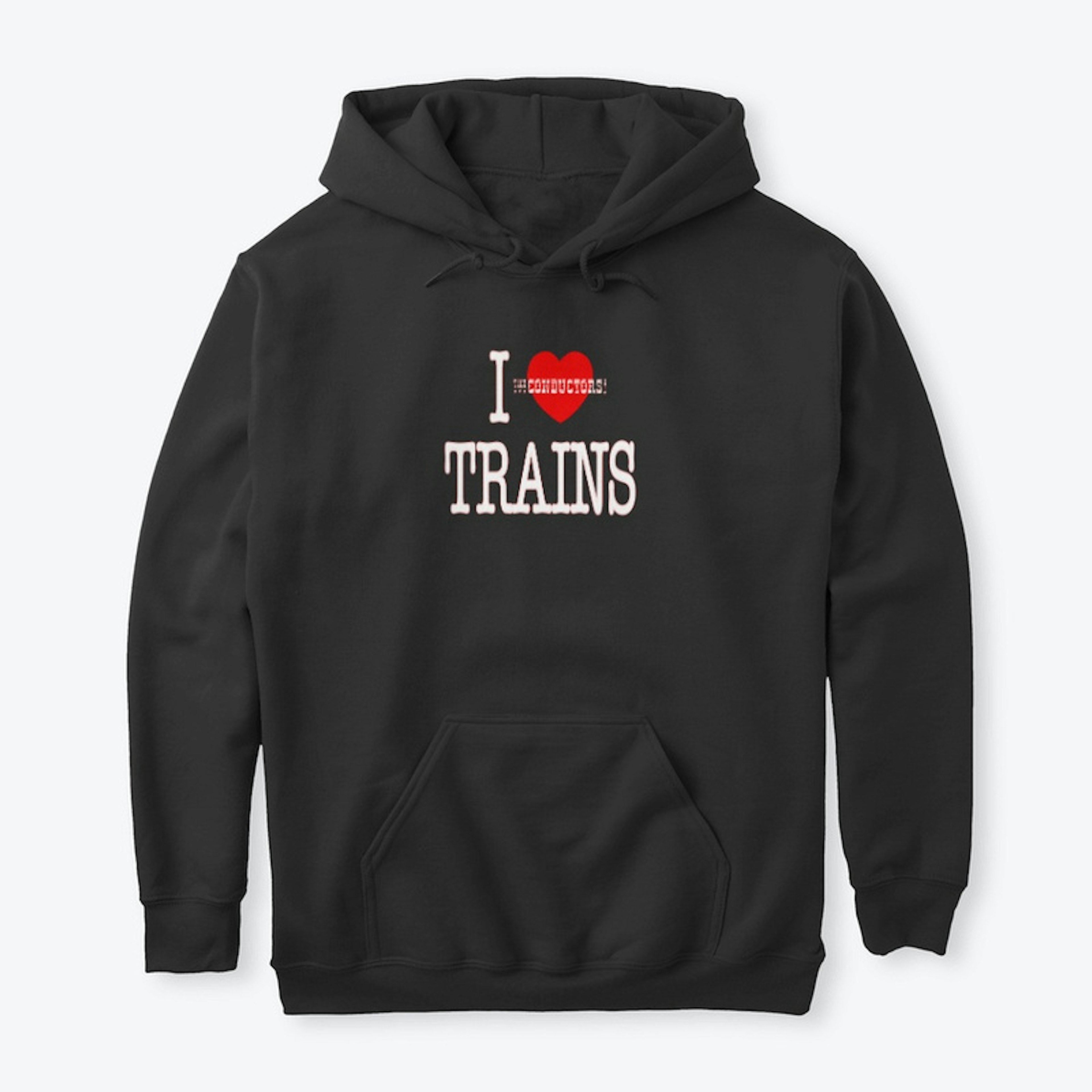 The Conductors "I Love Trains" Logo